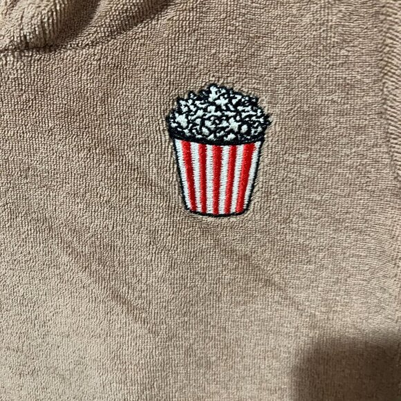 Bondoux Bebe Hoodie Size 5 Popcorn Embroidered Cotton Blend Casual Pullover - Picture 5 of 5